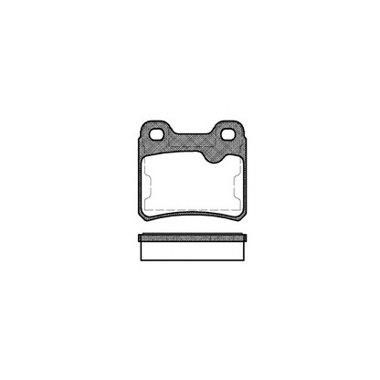 Photo Brake Pad Set, disc brake KAWE 028210