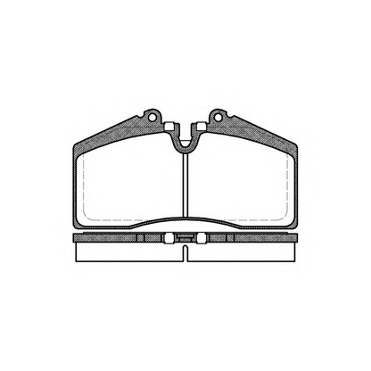 Photo Brake Pad Set, disc brake KAWE 028800