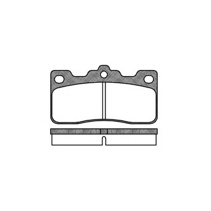 Photo Brake Pad Set, disc brake KAWE 032600