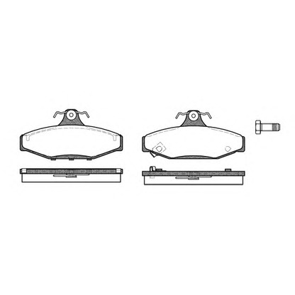 Photo Brake Pad Set, disc brake KAWE 033502