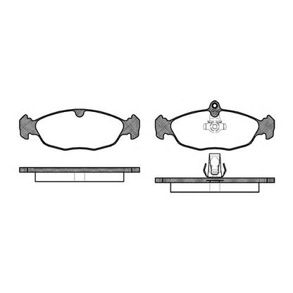 Photo Brake Pad Set, disc brake KAWE 039330