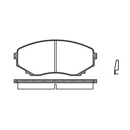 Photo Brake Pad Set, disc brake KAWE 039700