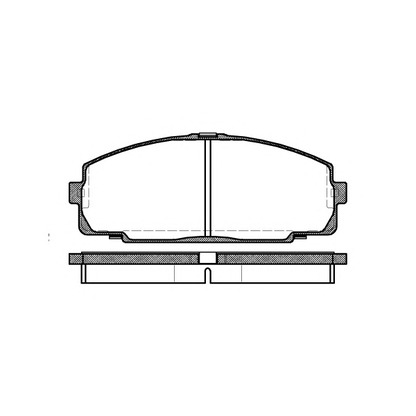 Photo Brake Pad Set, disc brake KAWE 042100