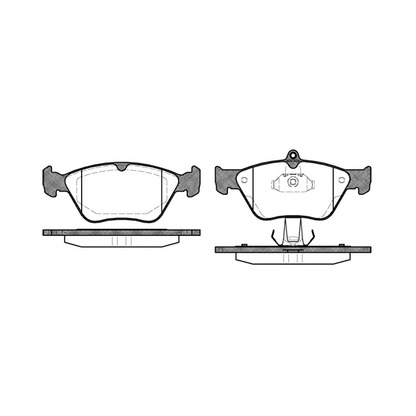 Photo Brake Pad Set, disc brake KAWE 046800