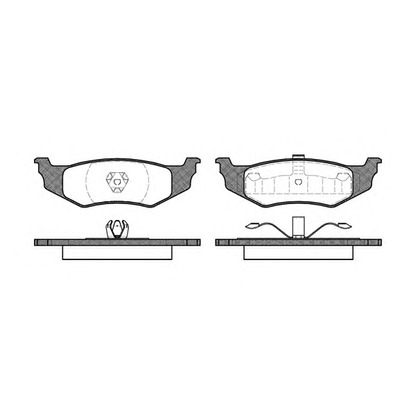 Photo Brake Pad Set, disc brake KAWE 048200