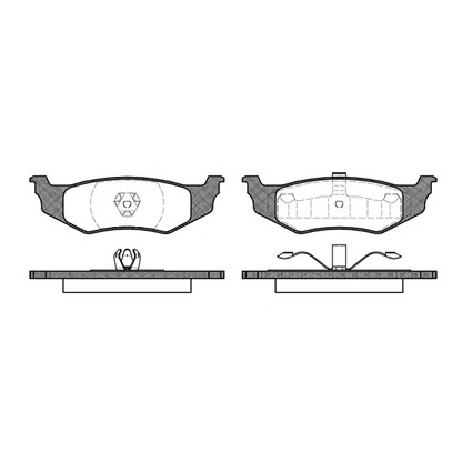 Photo Brake Pad Set, disc brake KAWE 048230