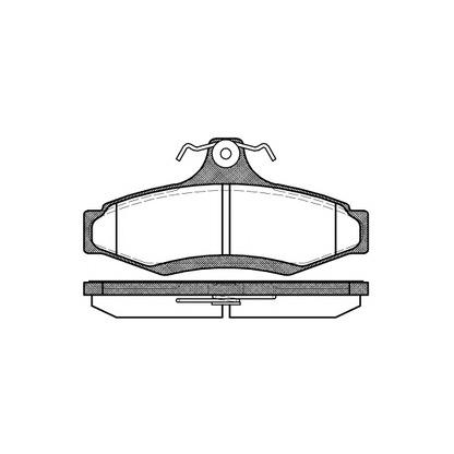 Photo Brake Pad Set, disc brake KAWE 064610