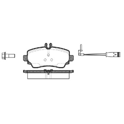 Photo Brake Pad Set, disc brake KAWE 065022