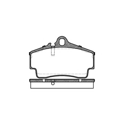 Photo Brake Pad Set, disc brake KAWE 065400