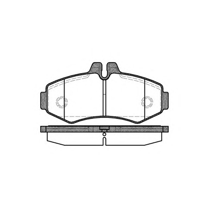 Photo Brake Pad Set, disc brake KAWE 070100