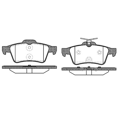 Photo Brake Pad Set, disc brake KAWE 084240