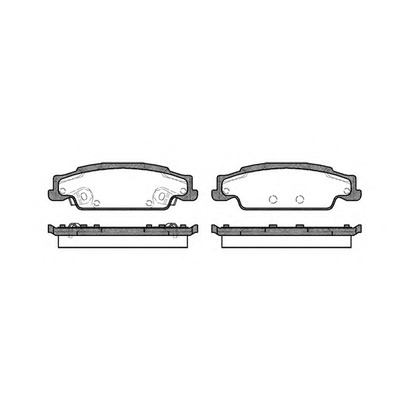 Photo Brake Pad Set, disc brake KAWE 095202