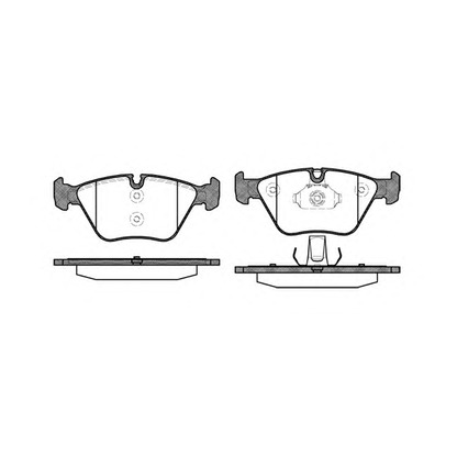 Photo Brake Pad Set, disc brake KAWE 096300