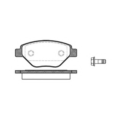 Photo Brake Pad Set, disc brake KAWE 097700