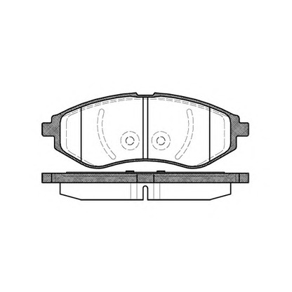 Photo Brake Pad Set, disc brake KAWE 098600