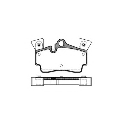 Photo Brake Pad Set, disc brake KAWE 099610