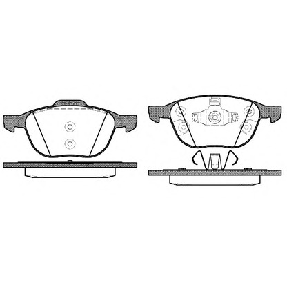 Photo Brake Pad Set, disc brake KAWE 108230