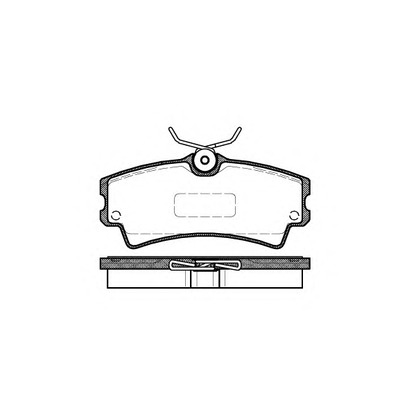 Photo Brake Pad Set, disc brake KAWE 110400