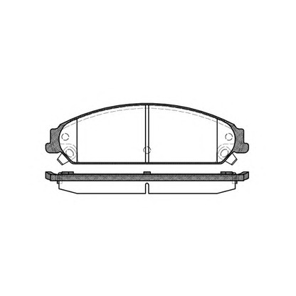 Photo Brake Pad Set, disc brake KAWE 112808