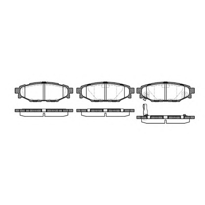 Photo Brake Pad Set, disc brake KAWE 113601