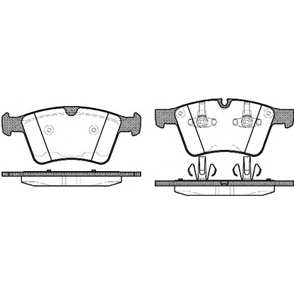 Photo Brake Pad Set, disc brake KAWE 137000