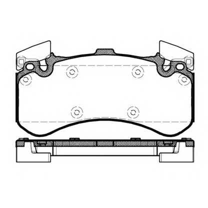 Photo Brake Pad Set, disc brake KAWE 146300