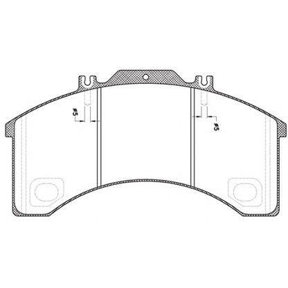 Photo Brake Pad Set, disc brake KAWE JCA49800