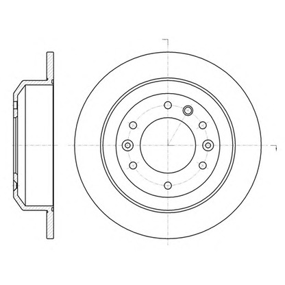 Photo Brake Disc KAWE 6102700