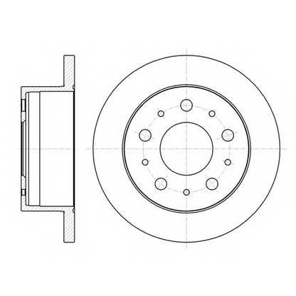 Photo Brake Disc KAWE 6105600