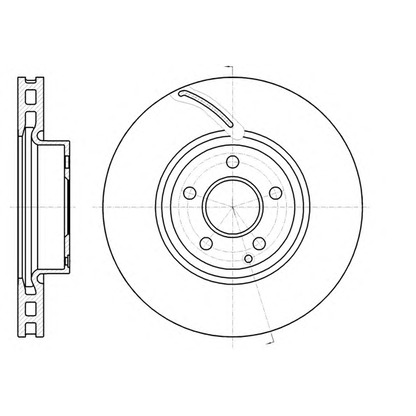 Photo Disque de frein KAWE 6106710