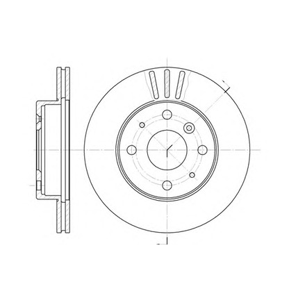 Photo Brake Disc KAWE 6109510