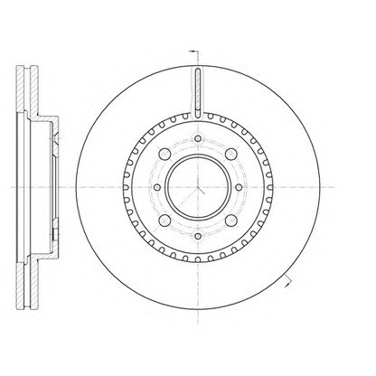 Photo Brake Disc KAWE 6109610