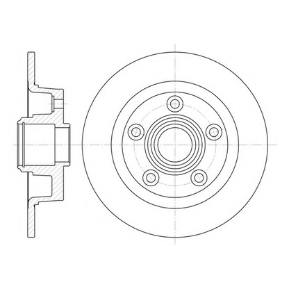 Photo Brake Disc KAWE 6111400