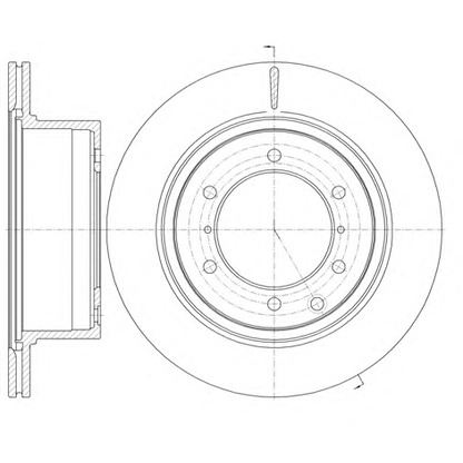 Photo Brake Disc KAWE 6115910