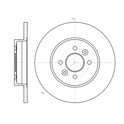 Photo Brake Disc KAWE 6117600