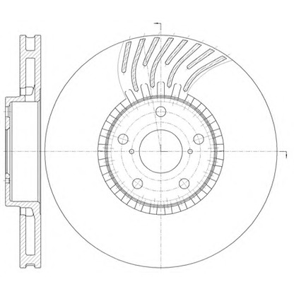 Photo Brake Disc KAWE 6117911