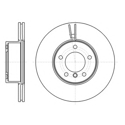 Photo Brake Disc KAWE 6119410