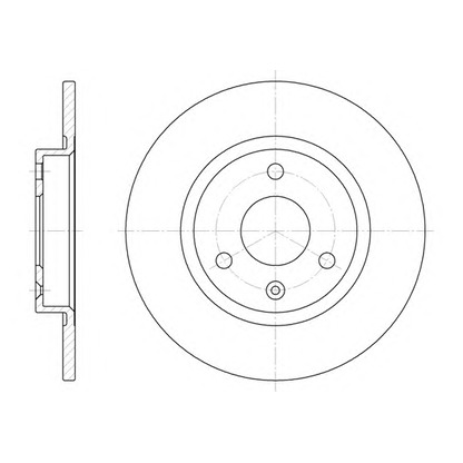 Photo Brake Disc KAWE 612900