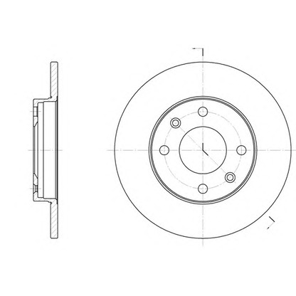 Photo Disque de frein KAWE 613000