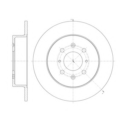 Photo Disque de frein KAWE 6135200