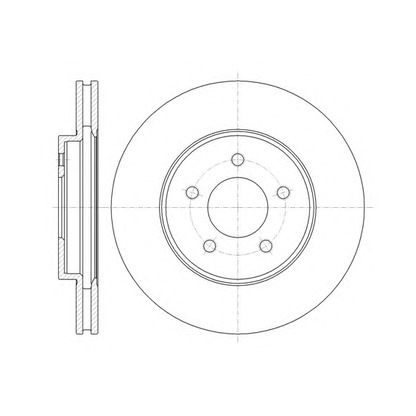 Photo Brake Disc KAWE 6137610