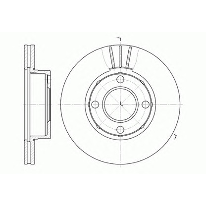 Photo Brake Disc KAWE 617710