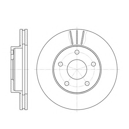 Photo Brake Disc KAWE 621410