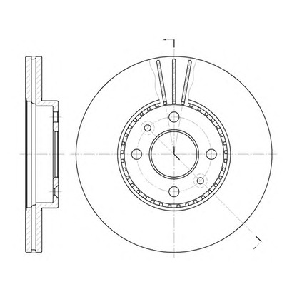 Photo Brake Disc KAWE 622710