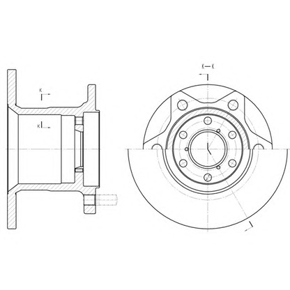 Photo Brake Disc KAWE 624300