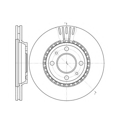 Photo Disque de frein KAWE 629910