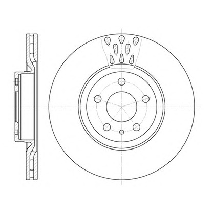 Photo Brake Disc KAWE 631610