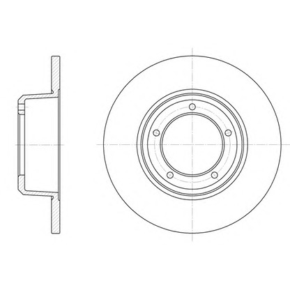 Photo Brake Disc KAWE 634100