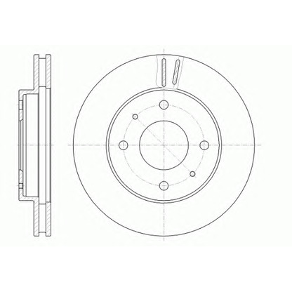 Photo Disque de frein KAWE 639410