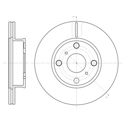 Photo Brake Disc KAWE 640210